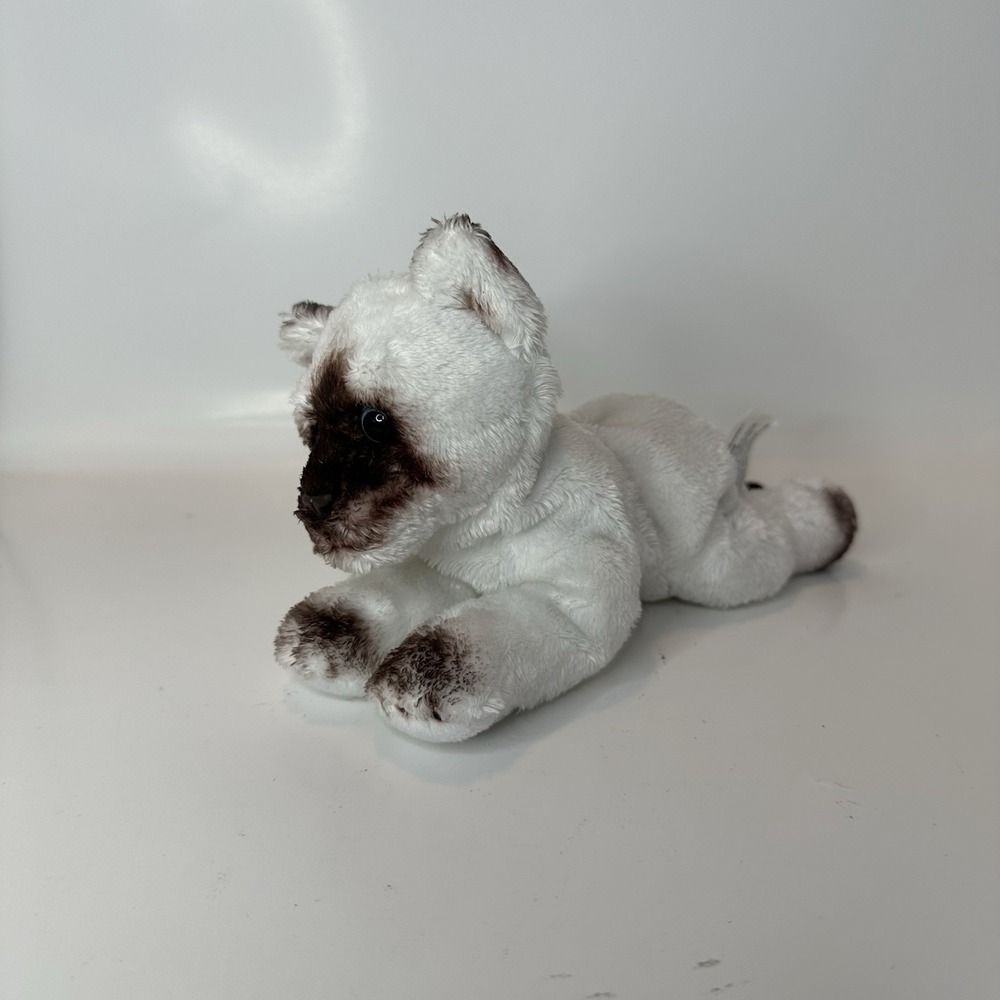 Russ Yomiko Classics Blue Eyed Simmons Siamese Cat Stuffed Animal Beanbag Plush